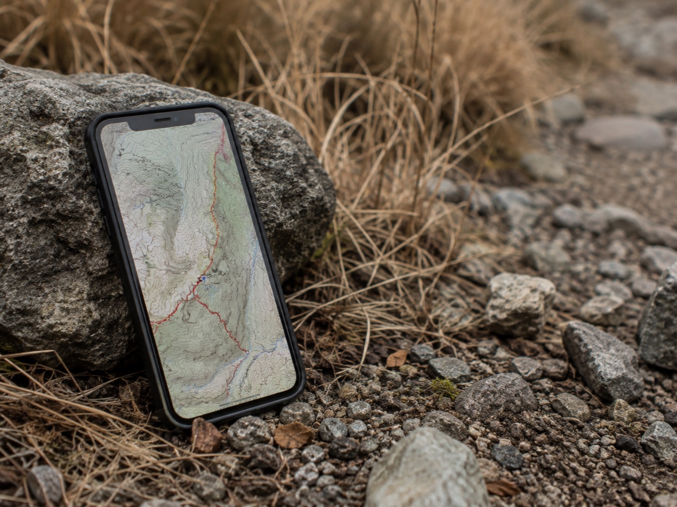 スマートフォンに保存したオフライン地図